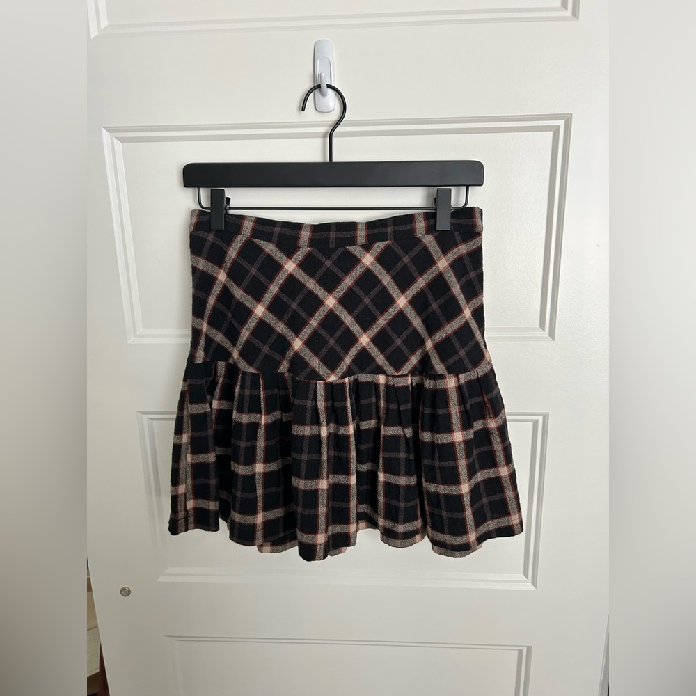 Urban Outfitters black plaid mini skirt